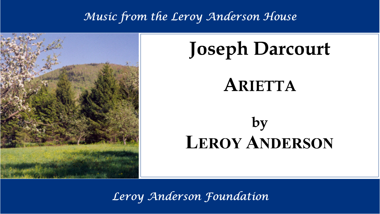 Arietta-by-Leroy-Anderson-arranged-and-performed-by-Joseph-Darcourt